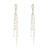 KRUCKEL Amazing Stud Tassel Drop Pearls Earrings Jewelry | Golden Cute Wonderful Dangle Pierced Earrings - 7169171