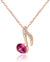 Kruckel; 5071040 Music Lovers Rose Gold Plated Necklace made with Swarovski Crystals;