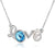 Kruckel; 5061010 Feel-So-Cool "LOVE" Necklace made with Swarovski Crystals;