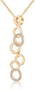 Kruckel; 5061040 Feel-So-Cool Olympics 18k Gold Plated Necklace made with Austrian Crystals;