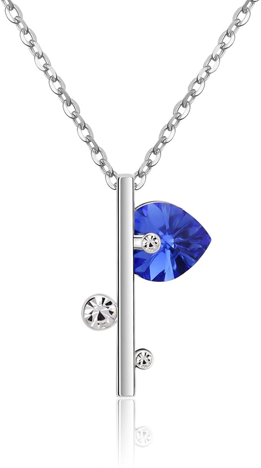 Kruckel; 5071030 Key to Success, Bright Future Brilliant Beacons of Optimism and Hope necklace made with Swarovski Crystals;