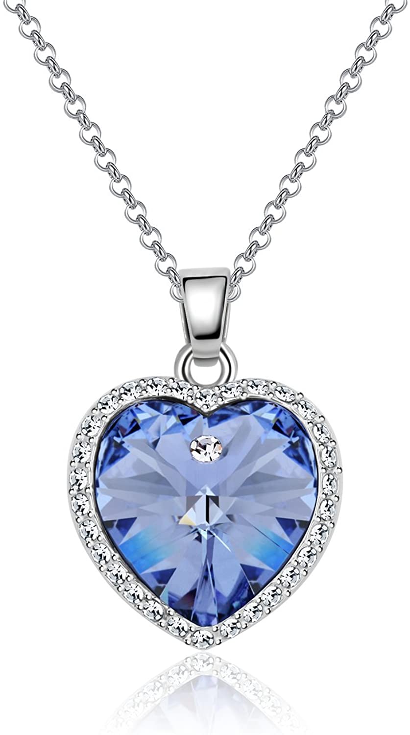 Kruckel; 5041020 Romantic heart Necklace with Swarovski® Element crystal;