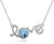 Kruckel; 5061010 Feel-So-Cool "LOVE" Necklace made with Swarovski Crystals;