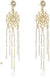 KRUCKEL Dreamcatcher Pearls Drop Stud Earrings Jewelry | Cubic Zirconia Gold Tassel Dangle Earring Gifts for Women Teen Girls 7169316