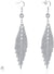 KRUCKEL Chandelier Hook Dangle Earrings Jewelry | Transparent Crystal Tassel Drop Pierced Earrings for Women and Teen Girls - 7169337