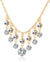 Kruckel; 5061020 Feel-So-Cool Champaign Gold Plated Necklace made with Austrian Crystals and Zircon;