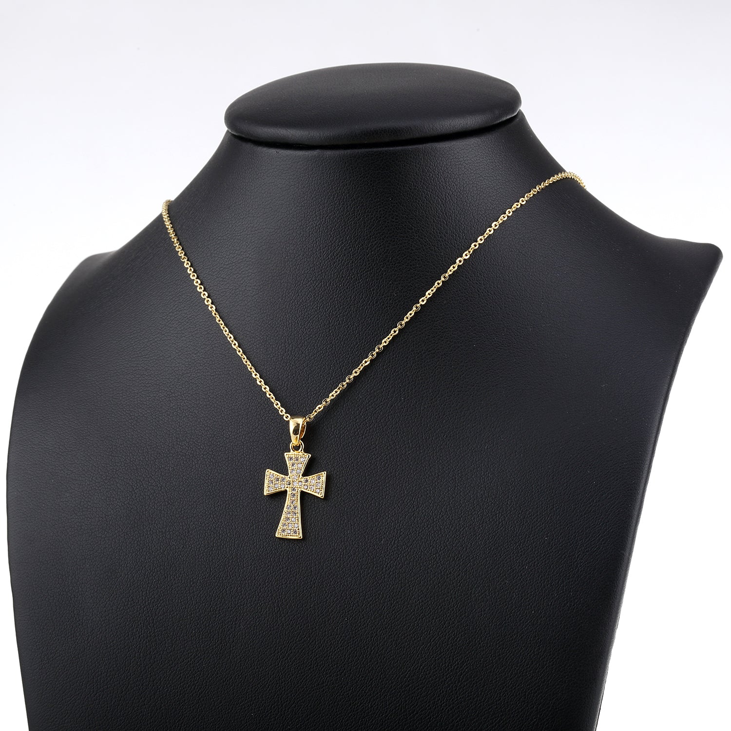 Swarovski Cross Pendant with Chain Necklace for Men & Women (SJ_2652) –  Shining Jewel