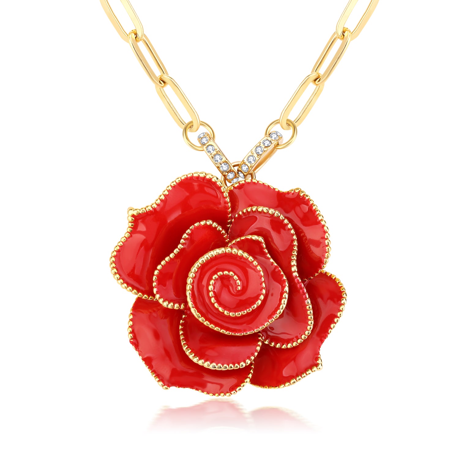 Rose des Vents Crystals Necklace