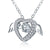 Angel Crystals Heart Necklace