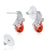 Swarovski Crystal Sparkling Butterfly S925 Earrings