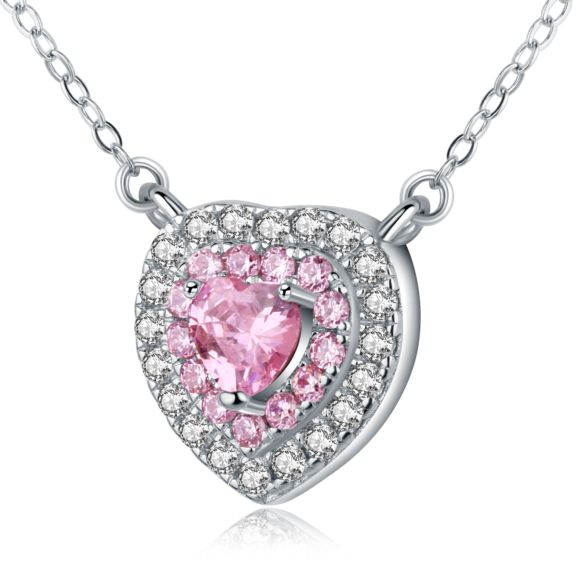 Swarovski crystal-embellished heart-shaped metal LOVE LOCK SILVER