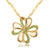 Clover Lucky Swarovski Crystals Necklace